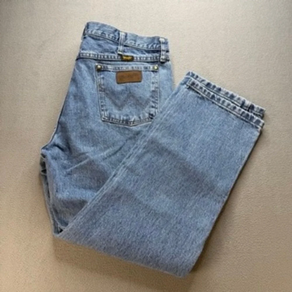 Wrangler Jeans 47MWZ Premium Performance Regular Fit 38x30 (FIT37x29) Blue Denim